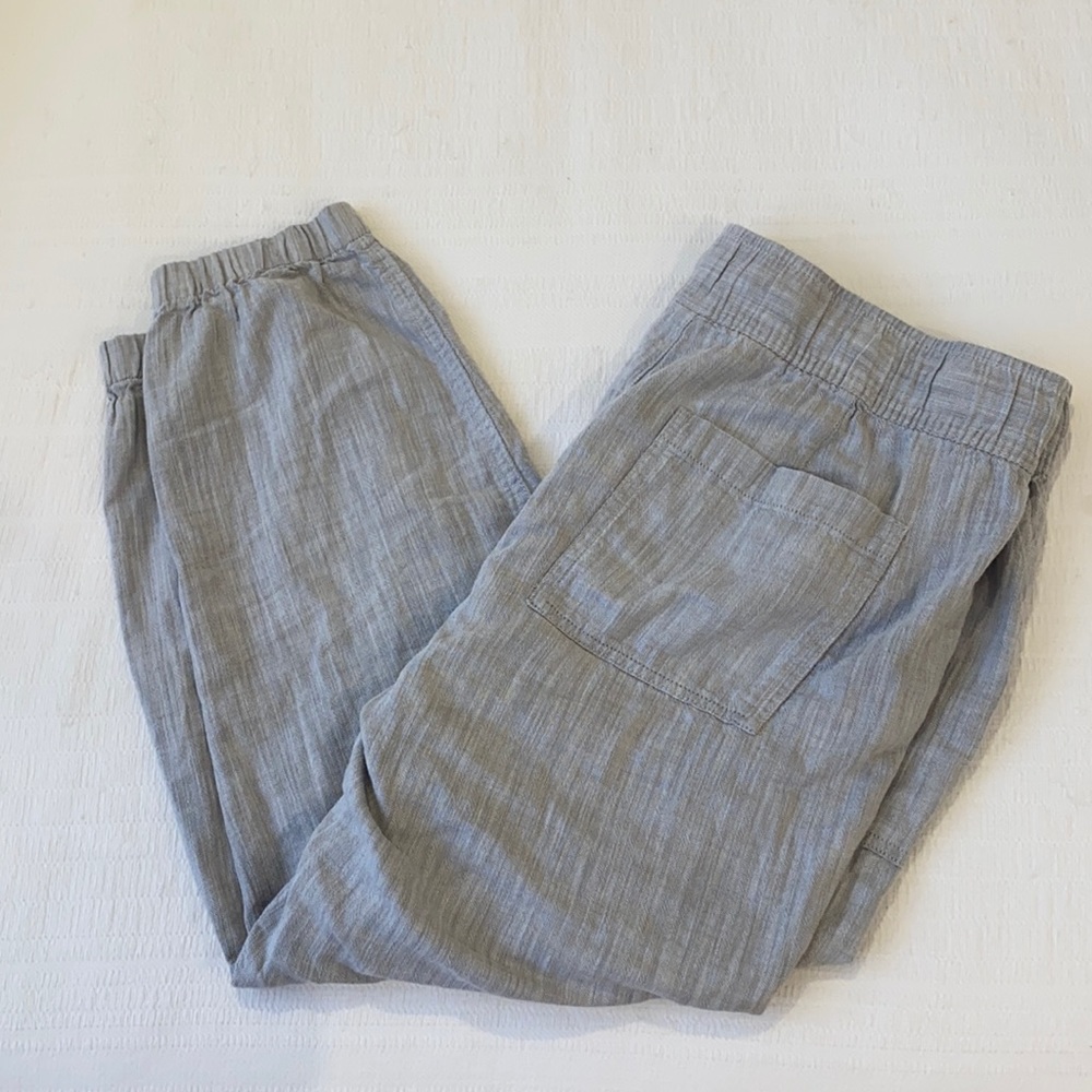 Gray jogger pants